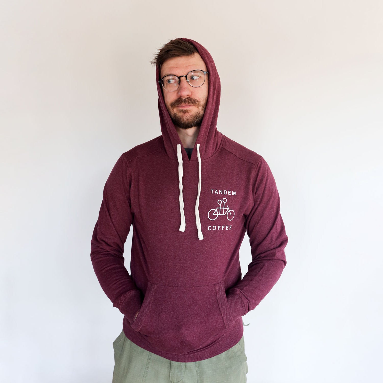 Maroon Recycled Pullover Hoodie