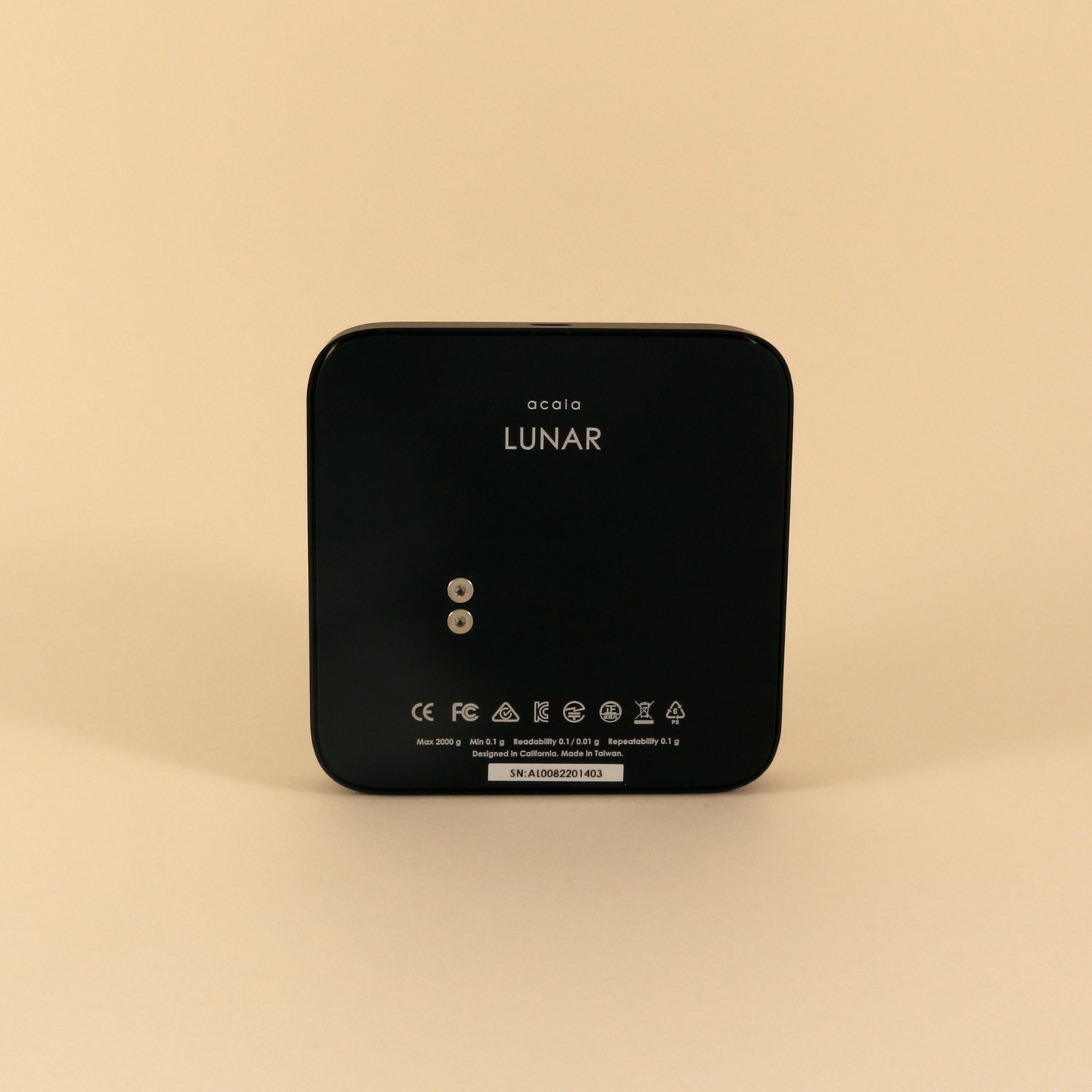 Acaia Lunar 5V Digital Coffee Scale - Black (AL001) for sale online