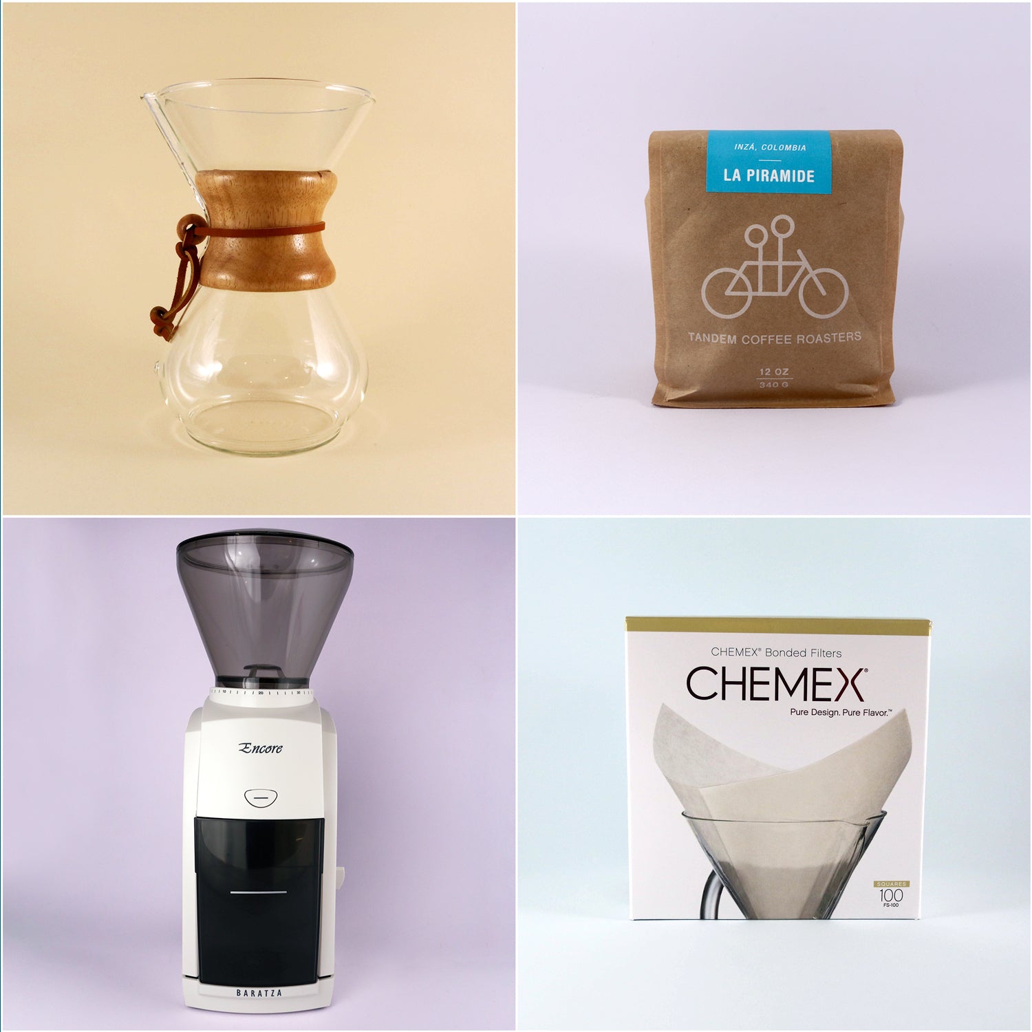 Chemex Starter Kit No Thanks No Thanks Baratza Encore White