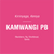 A pink background displays white text: "Kirinyaga, Kenya" followed by a horizontal line, and then "Kamwangi PB - Kenya" in larger, bold letters. Below in smaller text, it reads "Blackberry, Fig, Shortbread." Tandem Coffee Roasters brings this exceptional coffee from the heart of Sandu.